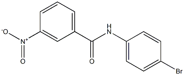 N-(4-bromophenyl)-3-nitrobenzamide Structural