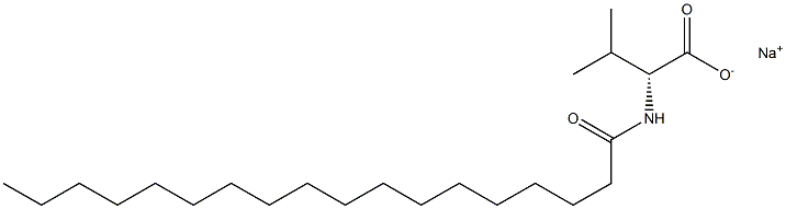N-Octadecanoyl-D-valine sodiuM salt Structural