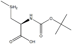 (S)-2-((tert-butoxycarbonyl)aMino)-3-(Methylselanyl)propanoic acid Structural