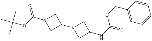 tert-butyl 3-(benzyloxycarbonylaMino)-1,3'-biazetidine-1'-carboxylate Structural