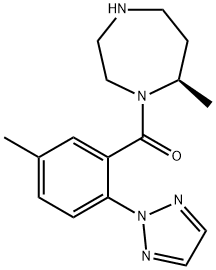 (R)-(7-Methyl-1,4-diazepan-1-yl)(5-Methyl-2-(2H-1,2,3-triazol-2-yl)phenyl)Methanone