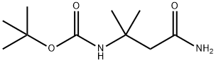 tert-butyl 4-aMino-2-Methyl-4-oxobutan-2-ylcarbaMate Structural