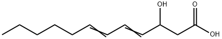 trans,trans-3-Hydroxydodeca-4,6-dienoic acid