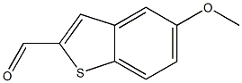 5-Methoxybenzo[b]thiophene-2-carbaldehyde Structural