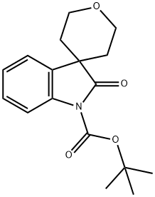 tert-butyl 2-oxo-2',3',5',6'-tetrahydrospiro[indoline-3,4'-pyran]-1-carboxylate Structural
