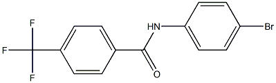 N-(4-bromophenyl)-4-(trifluoromethyl)benzamide Structural