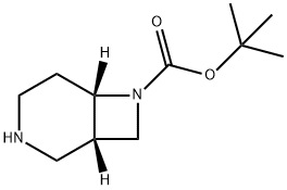 (1S,6S)-7-Boc-3,7-diazabicyclo[4.2.0]octane Structural