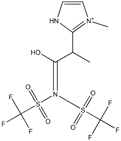 1-carboxyethyl-3-MethyliMidazoliuM bis(trifluoroMethylsulfonyl)iMide Structural