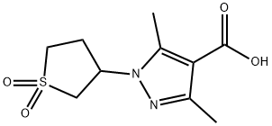 3,5-Dimethyl-1-(1,1-dioxotetrahydrothiophen-3-yl)-1H-pyrazole-4-carboxylic acid