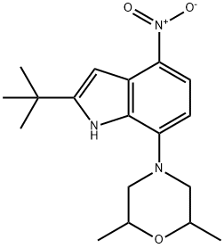 2-TERT-BUTYL-7-(2,6-DIMETHYLMORPHOLIN-4-YL)-4-NITROINDOLE