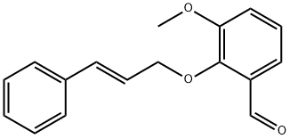 3-METHOXY-2-{[(2E)-3-PHENYLPROP-2-ENYL]OXY}BENZALDEHYDE Structural