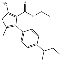 Ethyl 2-amino-4-(4-sec-butylphenyl)-5-methylthiophene-3-carboxylate