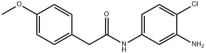 N-(3-Amino-4-chlorophenyl)-2-(4-methoxyphenyl)-acetamide Structural