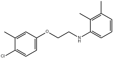 N-[2-(4-Chloro-3-methylphenoxy)ethyl]-2,3-dimethylaniline Structural