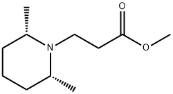 methyl 3-(2,6-dimethylpiperidin-1-yl)propanoate Structural