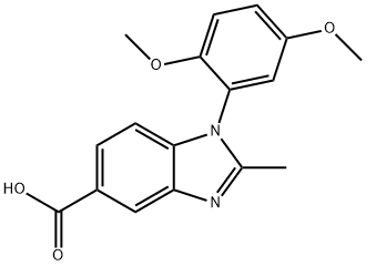 1-(2,5-dimethoxyphenyl)-2-methyl-1H-benzimidazole-5-carboxylic acid