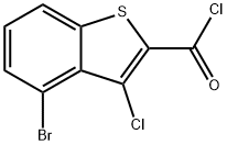 4-bromo-3-chloro-1-benzothiophene-2-carbonyl chloride