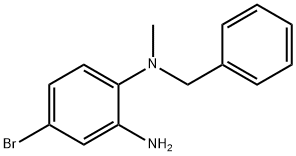 N-1-Benzyl-4-bromo-N-1-methyl-1,2-benzenediamine Structural