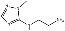N-(1-Methyl-1H-1,2,4-triazol-5-yl)ethane-1,2-diamine Structural