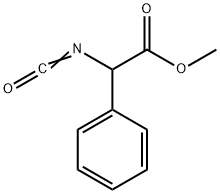 Methyl isocyanato(phenyl)acetate Structural