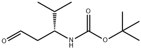 tert-Butyl (1R)-2-methyl-1-(2-oxoethyl)propylcarbamate Structural