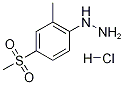 1-(2-METHYL-4-METHYLSULFONYL)PHENYLHYDRAZINE HYDROCHLORIDE Structural