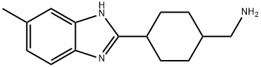 4-(5-METHYL-1H-BENZIMIDAZOL-2-YL)CYCLOHEXYL]METHYLAMINE Structural