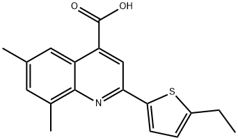 2-(5-ETHYLTHIEN-2-YL)-6,8-DIMETHYLQUINOLINE-4-CARBOXYLIC ACID