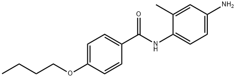 N-(4-Amino-2-methylphenyl)-4-butoxybenzamide Structural