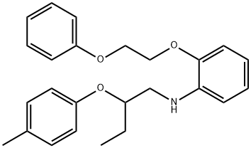 N-[2-(4-Methylphenoxy)butyl]-2-(2-phenoxyethoxy)aniline Structural
