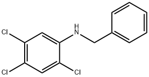 N-Benzyl-2,4,5-trichloroaniline Structural