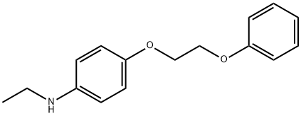 N-Ethyl-4-(2-phenoxyethoxy)aniline Structural