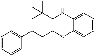 N-Neopentyl-2-(3-phenylpropoxy)aniline Structural