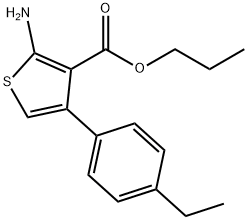 Propyl 2-amino-4-(4-ethylphenyl)thiophene-3-carboxylate