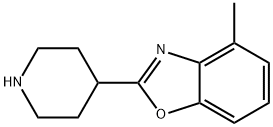 4-methyl-2-piperidin-4-yl-1,3-benzoxazole Structural