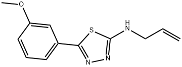 N-allyl-5-(3-methoxyphenyl)-1,3,4-thiadiazol-2-amine