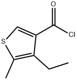 4-ethyl-5-methylthiophene-3-carbonyl chloride