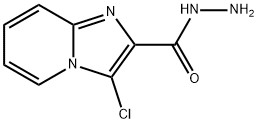 3-Chloroimidazo[1,2-a]pyridine-2-carbohydrazide Structural