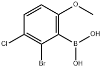 2-Bromo-3-chloro-6-methoxyphenylboronic acid