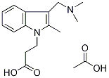 3-(3-DIMETHYLAMINOMETHYL-2-METHYL-INDOL-1-YL)-PROPIONIC ACID ACETATE