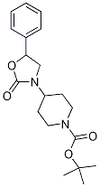 tert-butyl 4-(2-oxo-5-phenyl-1,3-oxazolidin-3-yl)piperidine-1-carboxylate Structural