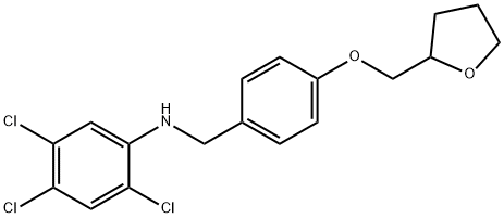 2,4,5-Trichloro-N-[4-(tetrahydro-2-furanylmethoxy)benzyl]aniline