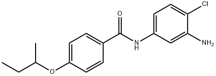 N-(3-Amino-4-chlorophenyl)-4-(sec-butoxy)benzamide Structural