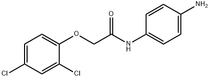 N-(4-Aminophenyl)-2-(2,4-dichlorophenoxy)acetamide Structural