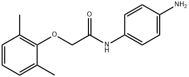 N-(4-Aminophenyl)-2-(2,6-dimethylphenoxy)acetamide Structural