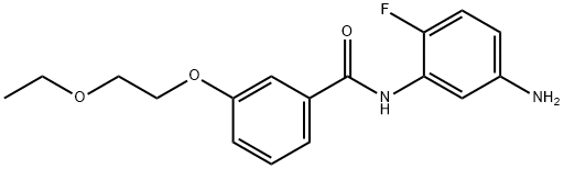 N-(5-Amino-2-fluorophenyl)-3-(2-ethoxyethoxy)-benzamide Structural