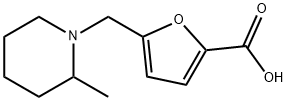 5-[(2-methylpiperidin-1-yl)methyl]-2-furoic acid Structural