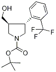 tert-butyl (3S,4R)-3-(hydroxymethyl)-4-[2-(trifluoromethyl)phenyl]pyrrolidine-1-carboxylate