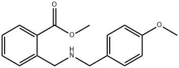 Methyl 2-{[(4-methoxybenzyl)amino]methyl}benzoate Structural