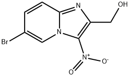 (6-BROMO-3-NITROIMIDAZO[1,2-A]PYRIDIN-2-YL)METHANOL Structural